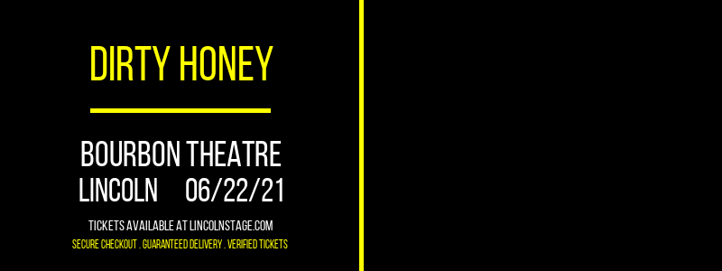 Dirty Honey at Bourbon Theatre tickets Dirty Honey at Bourbon Theatre
