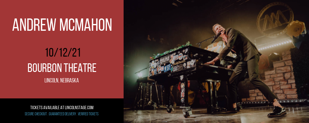 Andrew McMahon at Bourbon Theatre tickets Andrew McMahon at Bourbon Theatre
