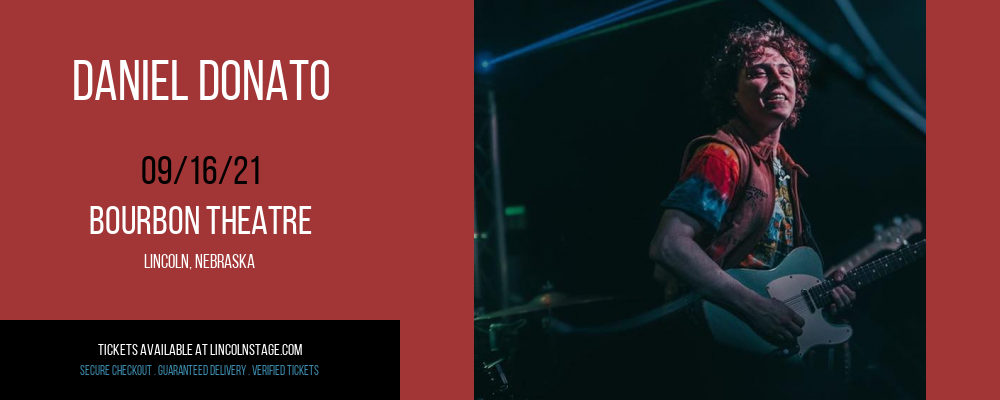 Daniel Donato at Bourbon Theatre tickets Daniel Donato at Bourbon Theatre
