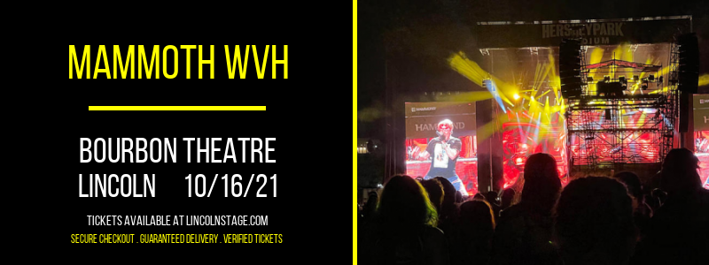 Mammoth WVH at Bourbon Theatre tickets Mammoth WVH at Bourbon Theatre