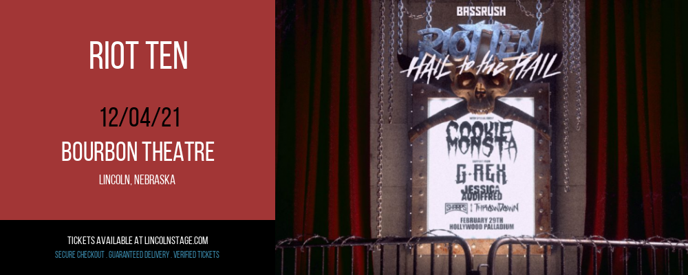 Riot Ten at Bourbon Theatre tickets Riot Ten at Bourbon Theatre