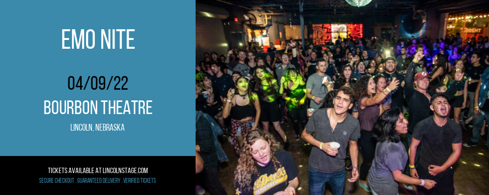 Emo Nite at Bourbon Theatre tickets Emo Nite at Bourbon Theatre