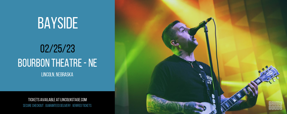 Bayside at Bourbon Theatre tickets Bayside at Bourbon Theatre