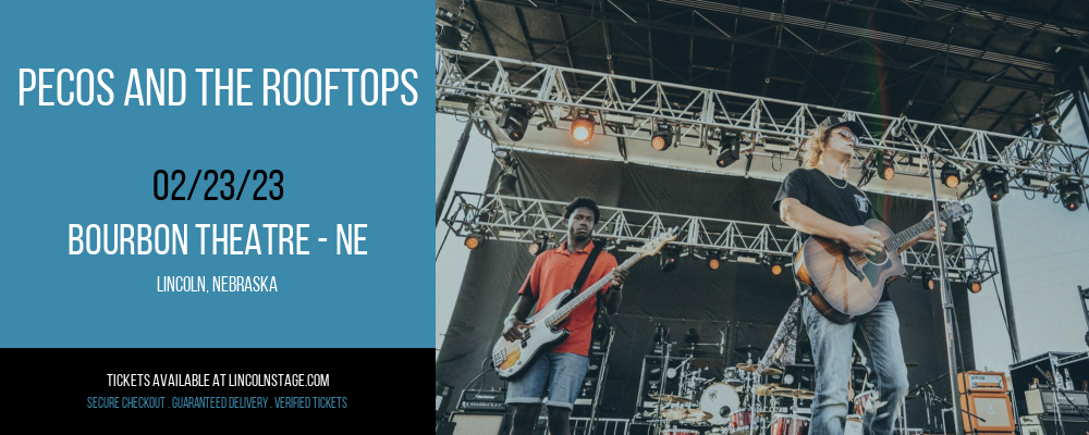 Pecos and The Rooftops at Bourbon Theatre tickets Pecos and The Rooftops at Bourbon Theatre