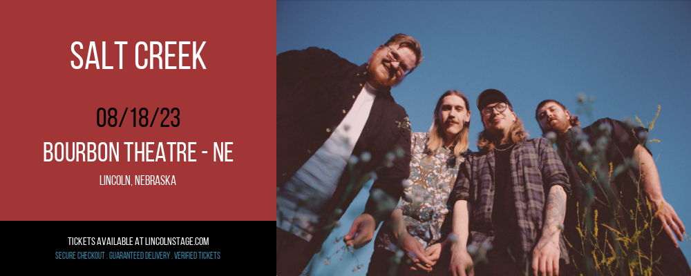 Salt Creek at Bourbon Theatre tickets Salt Creek at Bourbon Theatre