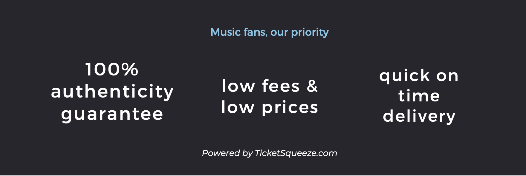 Bourbon Theatre ticket guarantee