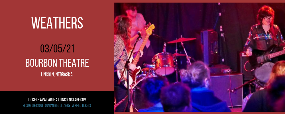 Weathers at Bourbon Theatre tickets Weathers at Bourbon Theatre