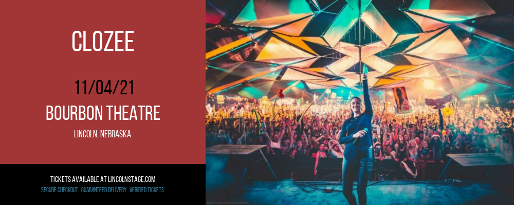 CloZee at Bourbon Theatre tickets CloZee at Bourbon Theatre