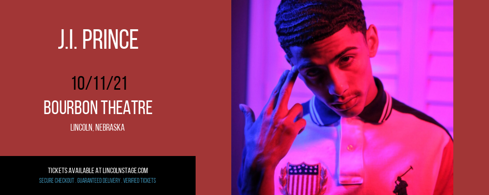 J.I. Prince at Bourbon Theatre tickets J.I. Prince at Bourbon Theatre