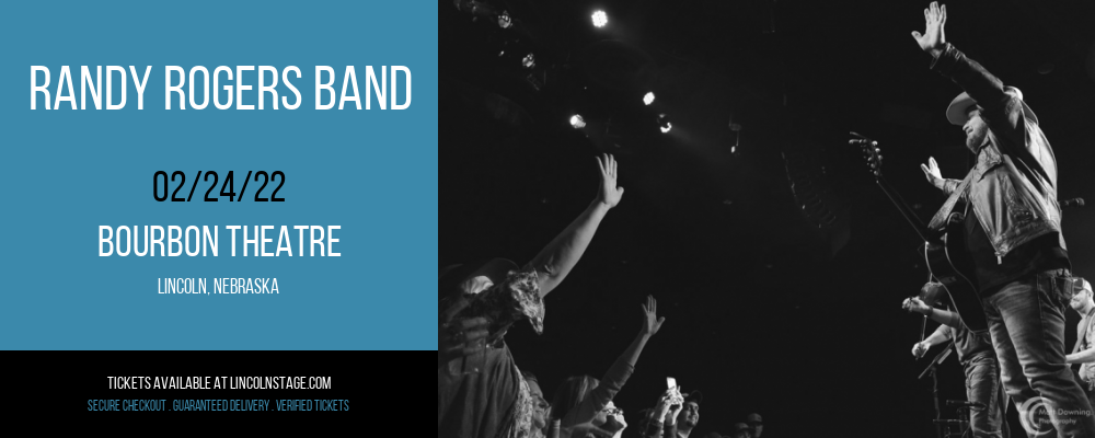 Randy Rogers Band at Bourbon Theatre tickets Randy Rogers Band at Bourbon Theatre