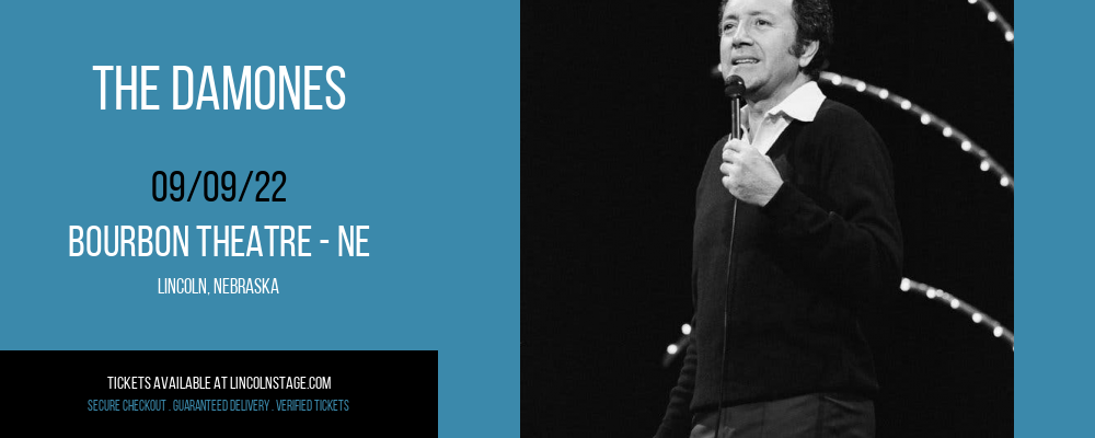 The Damones at Bourbon Theatre tickets The Damones at Bourbon Theatre