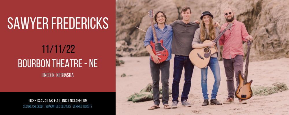Sawyer Fredericks at Bourbon Theatre tickets Sawyer Fredericks at Bourbon Theatre