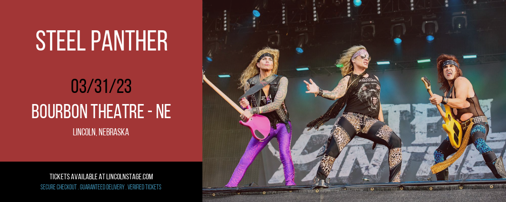 Steel Panther at Bourbon Theatre tickets Steel Panther at Bourbon Theatre