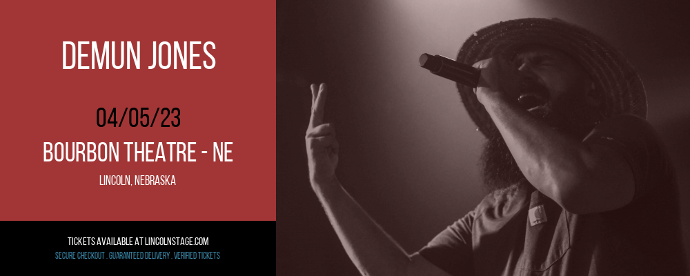Demun Jones at Bourbon Theatre tickets Demun Jones at Bourbon Theatre
