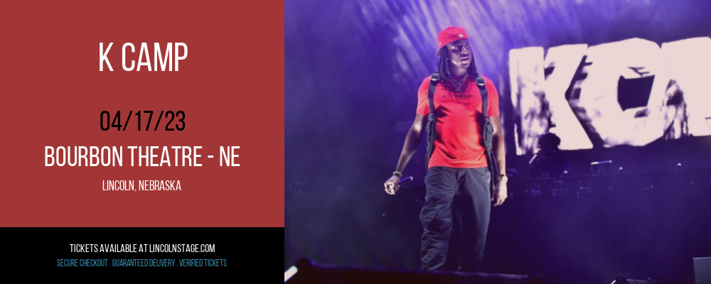 K Camp at Bourbon Theatre tickets K Camp at Bourbon Theatre