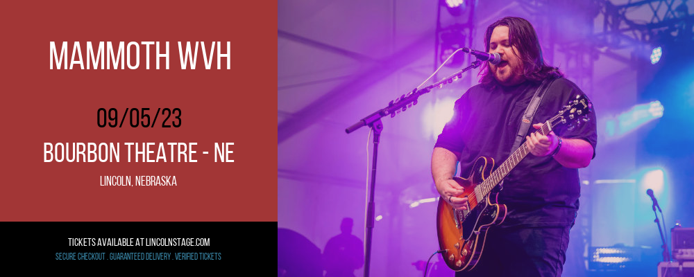 Mammoth WVH at Bourbon Theatre tickets Mammoth WVH at Bourbon Theatre