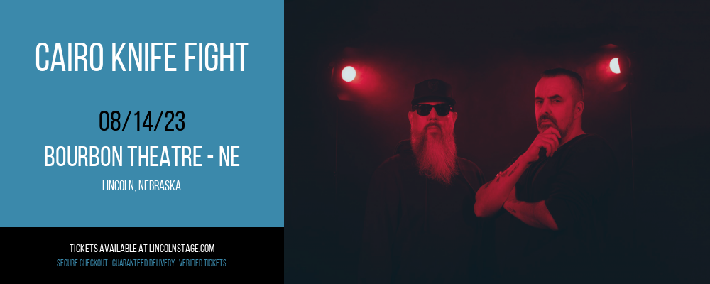 Cairo Knife Fight at Bourbon Theatre tickets Cairo Knife Fight at Bourbon Theatre