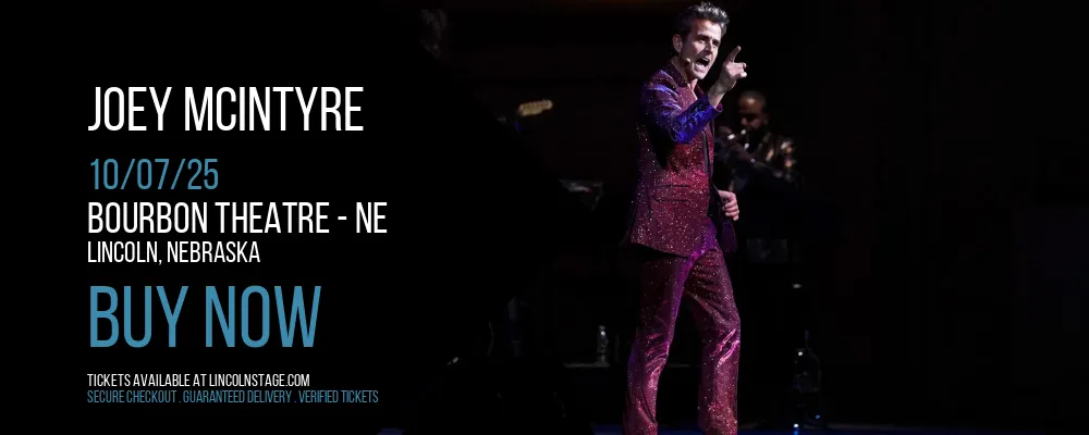 Joey McIntyre at Bourbon Theatre - NE