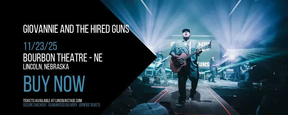 Giovannie and The Hired Guns at Bourbon Theatre - NE