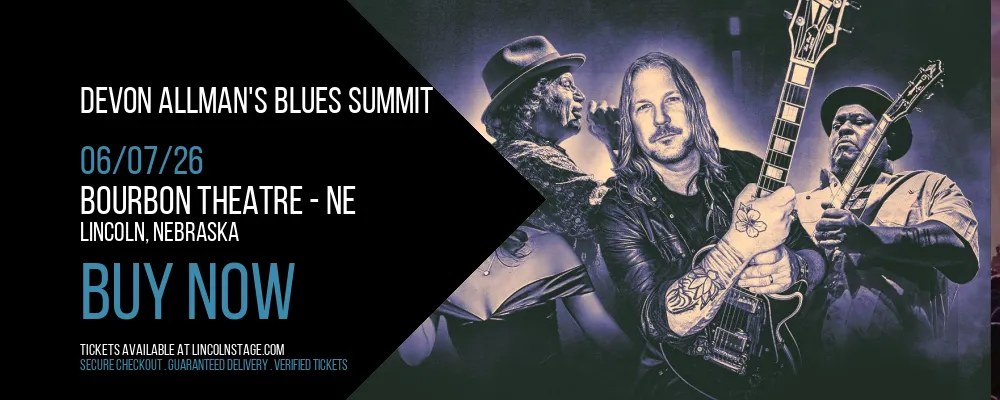 Devon Allman's Blues Summit at Bourbon Theatre - NE